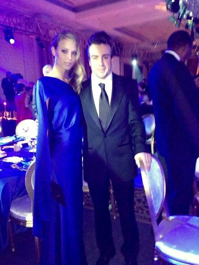 Fernando Alonso y Dasha Kapustina