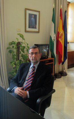 Manuel Gracia, durante la entrevista