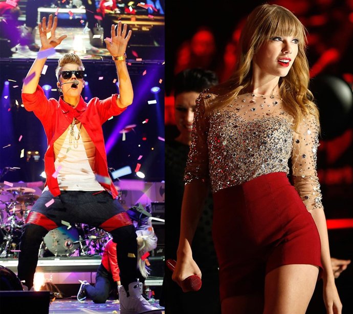 Montaje Justin Biber y Taylor Swift