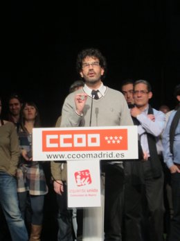 Eddy Sánchez, nuevo coordinador general de IU-CM en sustitución de Gordo