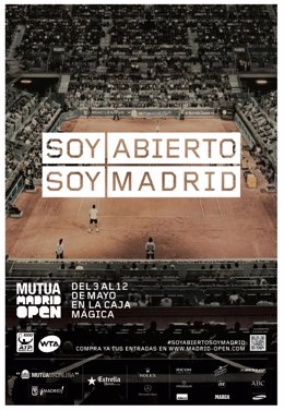Cartel campaña Soy abierto, soy Madrid