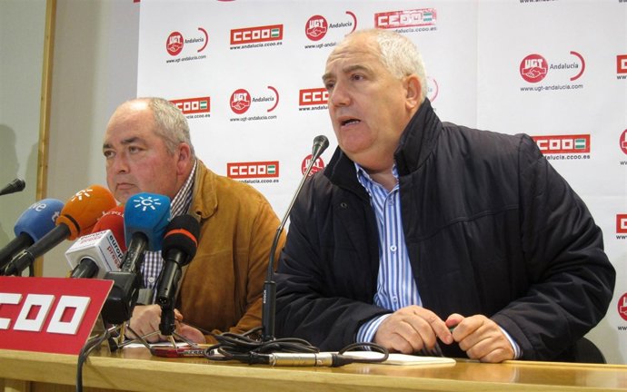 Manuel Pastrana y Francisco Carbonero, hoy en rueda de prensa.