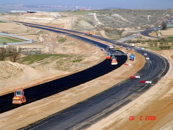 Autopista Madrid-Toledo, Obras De Construcción