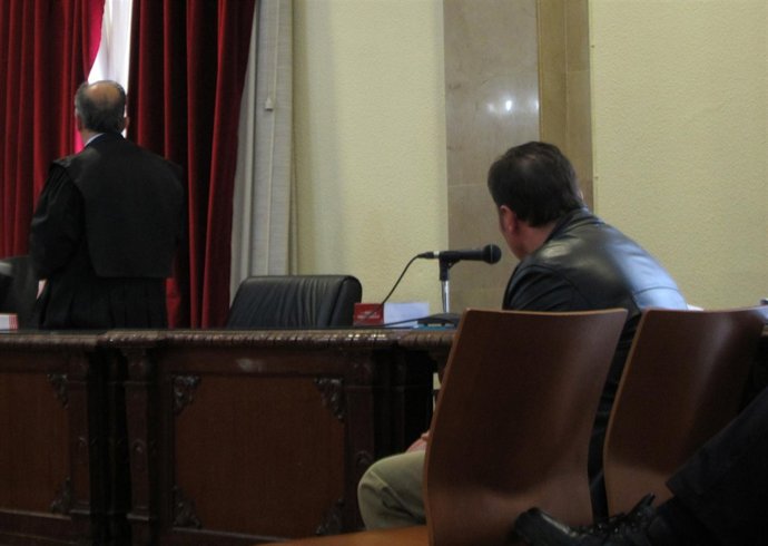 El acusado en la vista oral hoy