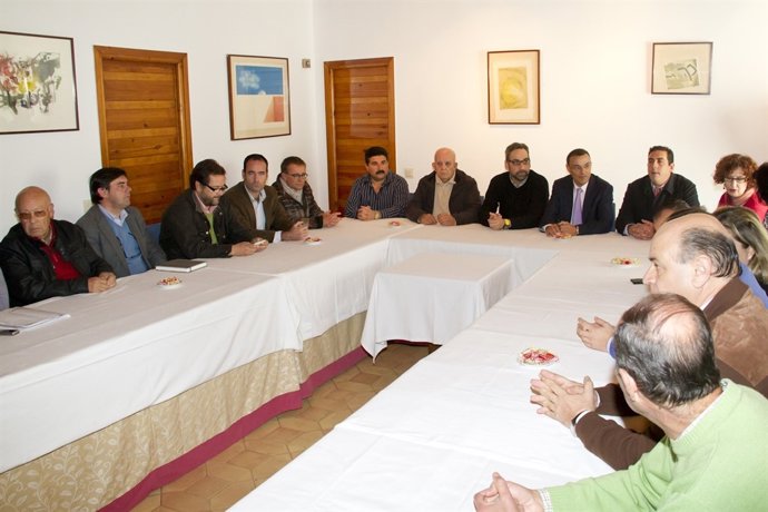 Reunión en el Parador de Ayamonte. 