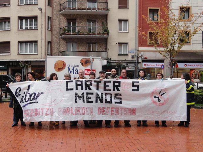Concentracion carteros Eibar
