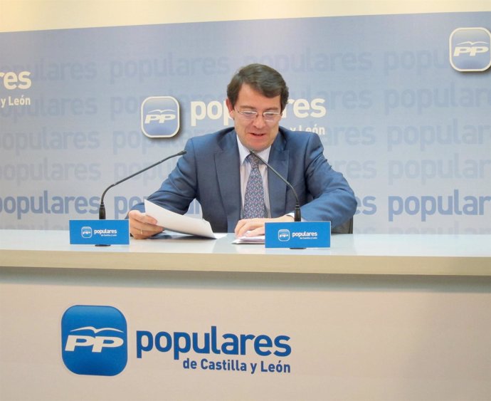 El secretario general del PPCyL, Alfonso Fernández Mañueco
