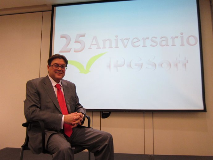 El director general de la empresa alcañizana IPGSoft, José María Marco Lázaro