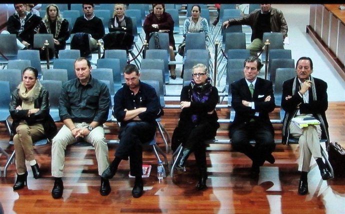 Pantoja, Muñoz, Zaldívar, en el banquillo de los acusados