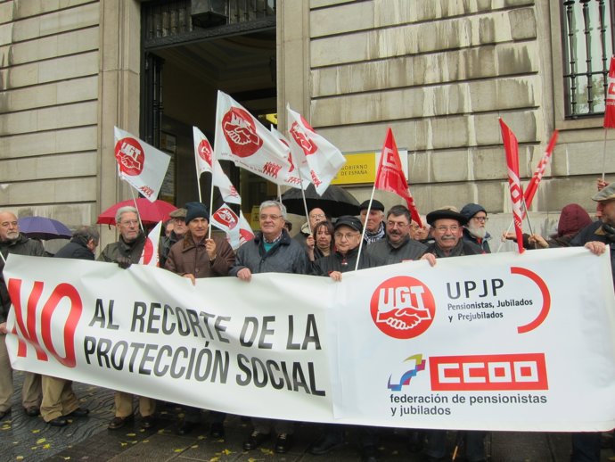 Concentración jubilados