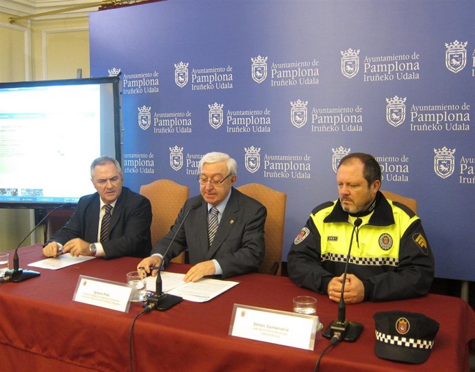 Alberto Margallo (i), Ignacio Polo (c) y Simón Santamaría.