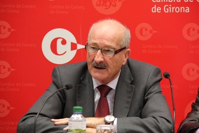 El presidente de la Cámara de Comercio de Girona, D.Espadalé