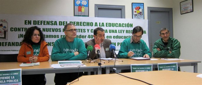 De izq. A drcha., Carnicero, Martín, Escolar, Palomo y César Arenas