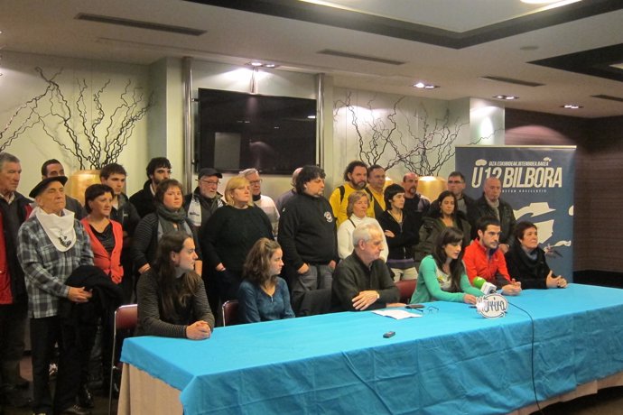 Representantes de los colectivos adheridos a la marcha del 12 de enero