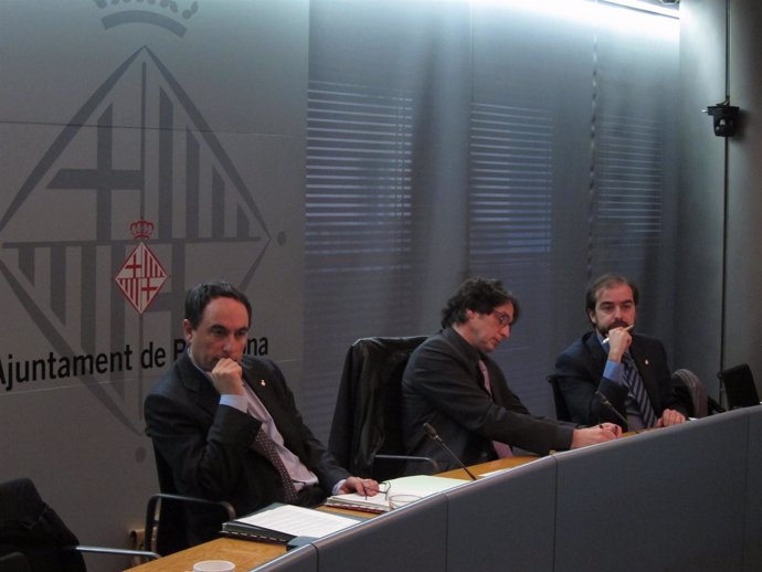 Jaume Ciurana (CiU), Jordi Portabella (UpB), Gerard Ardanuy (CiU)