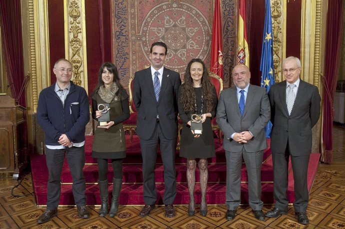 Entrega del Premio a la Calidad de los Servicios Sociales en el Palacio.