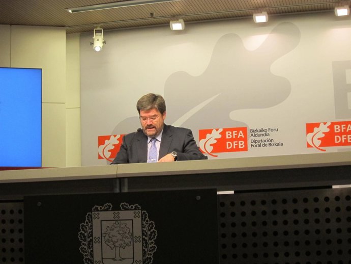 El portavoz de la Diputación vizcaína, Juan María Aburto.