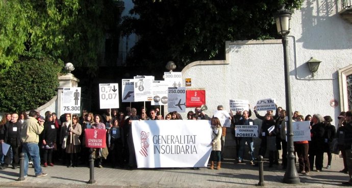 Protesta ante Bienestar Social