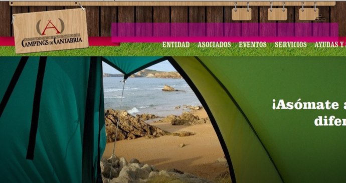 Web Campings De Cantabria