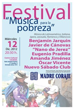 Madre Coraje celebra el Festival 'Música para la pobreza'
