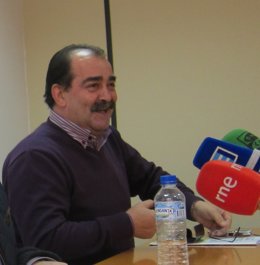 Baragaño, durante la rueda de prensa.