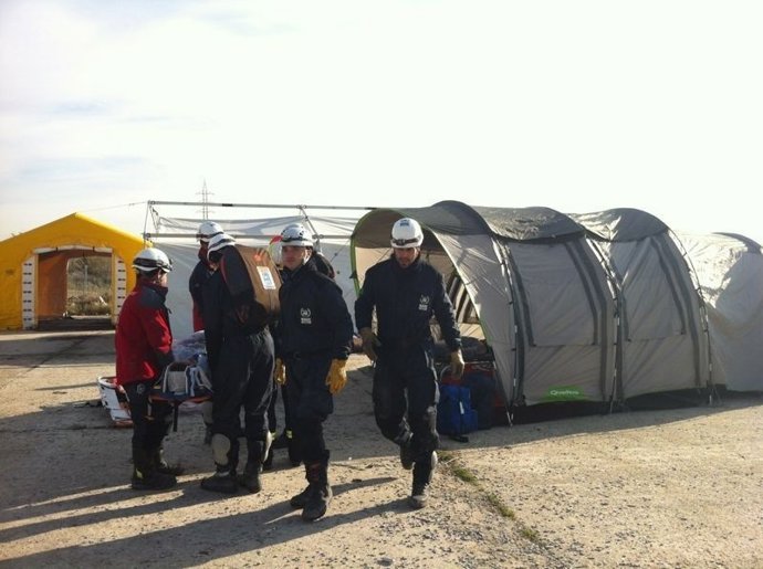 Simulacro en Villaviciosa de Odón