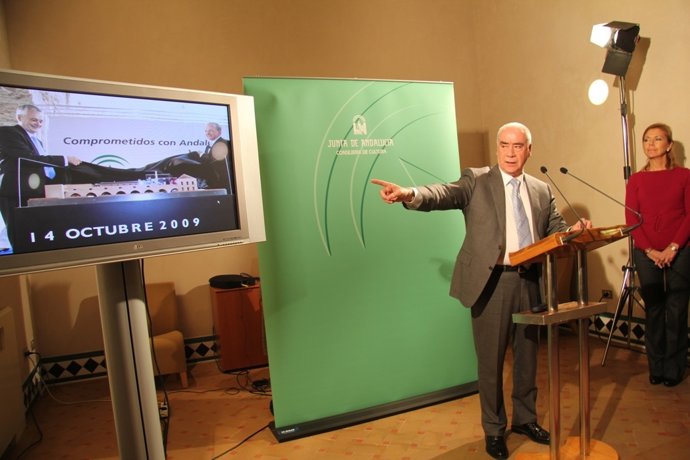 El consejero de Cultura de la Junta de Andalucía, Luciano Alonso