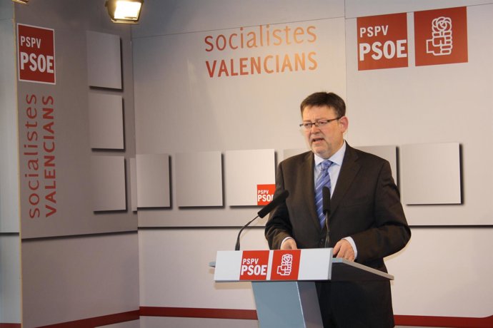 Ximo Puig en rueda de prensa