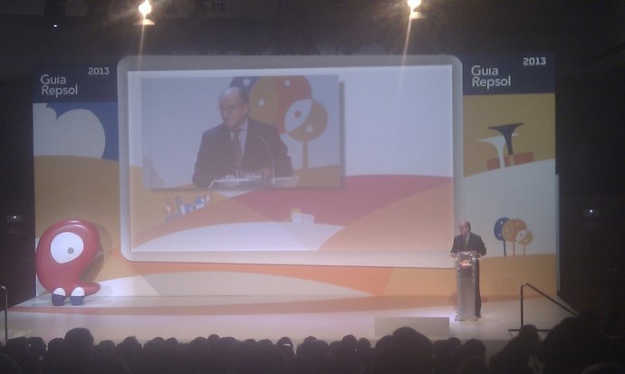 Brufau en la presentación de la Guía Repsol 2013