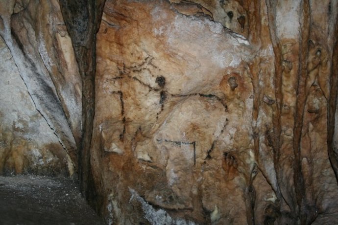 Pintura rupestre de la Cueva de Nerja