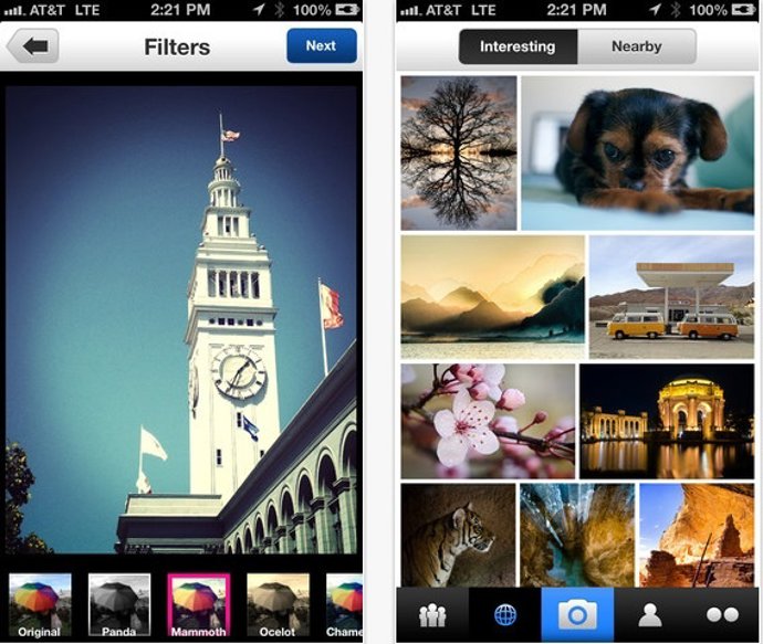 Flickr para iOS