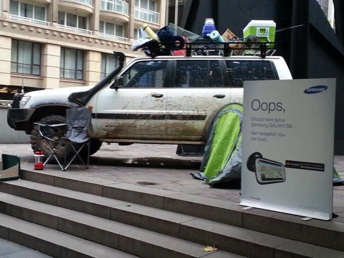 Campaña de Samsung en Australia