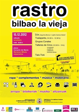 CARTEL DEL RASTRO BILBAO LA VIEJA