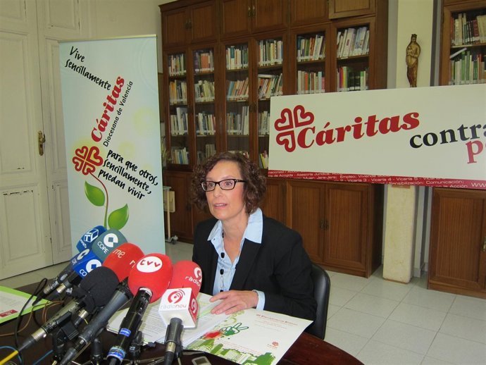 La secretaria de Cáritas Valencia, Fani Raga
