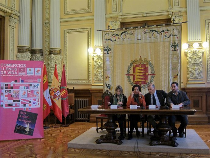 Presentación de la campaña de animación comercial navideña en Valladolid
