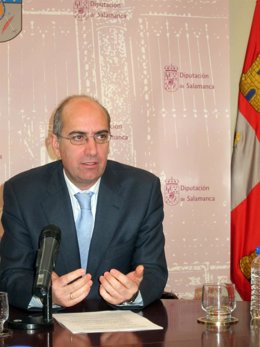 Javier Iglesias este jueves en la Diputación de Salamanca