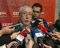 Economía/IPC.- Toxo afirma que "se nota la mano de la política y de los poderes económicos" en el IPC