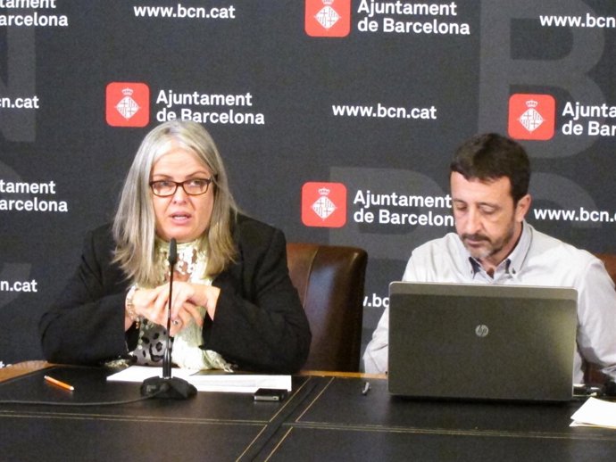 Maite Fandos en la presentación de la Operación Frío