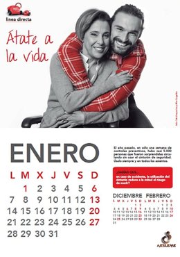Calendario solidario Línea Directa 