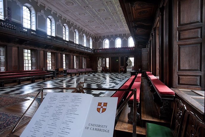 Recurso del interior de la Universidad de Cambridge