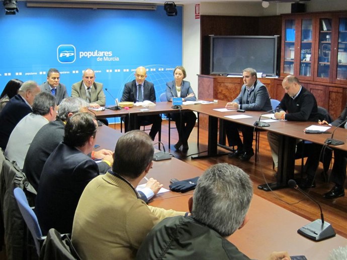 García-Legaz en el encuentro con empresarios del sector agroalimentario