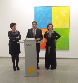 Inauguración de la exposición de Paloma San Basilio en la Fundación Cajasol