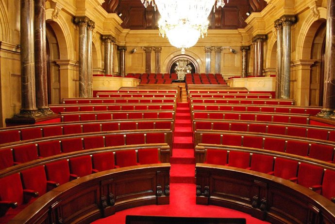 Salón de sesiones del Parlament