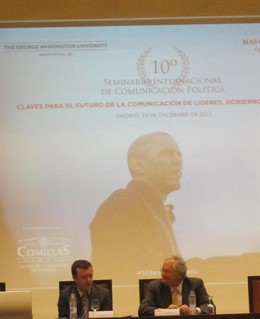 Giménez Glück y Fenn durante el encuentro