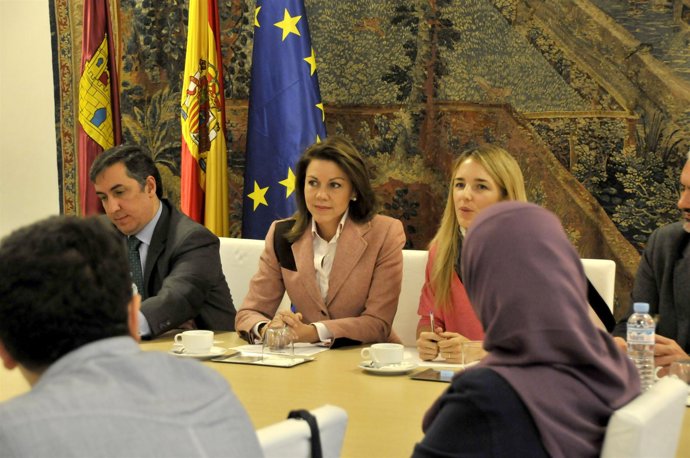La presidenta en la reunión