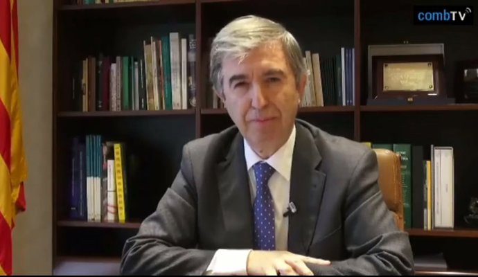El presidente del Colegio Oficial de Médicos de Barcelona, Miquel Vilardell