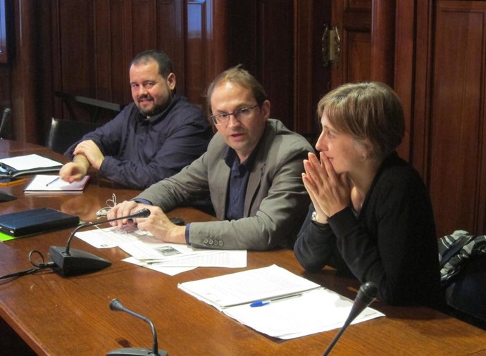 Joan Mena, Joan Herrera y Dolors Camats, ICV-EUiA