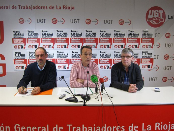 Secretarios generales de UGT, CCOO y USO
