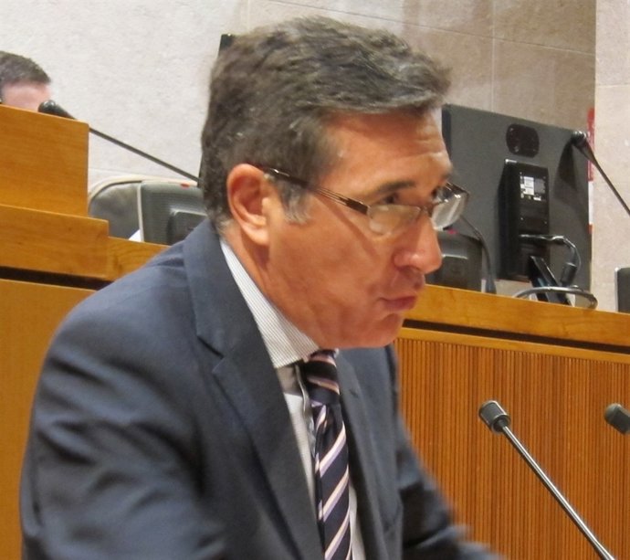 Ricardo Oliván en las Cortes de Aragón