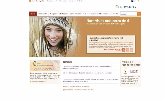 Web Novartis España